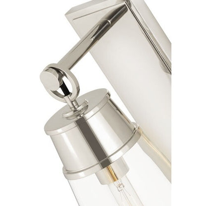 Z-Lite Wentworth 16" 1-Light Wall Sconce - 120V - Polished Nickel