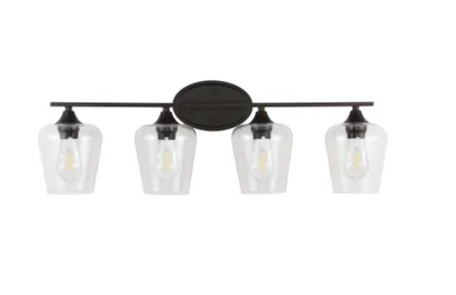 JONATHAN Y Lighting-JYL7548A-Jayne 4 Light 32" Wide LED Bathroom Vanity Light