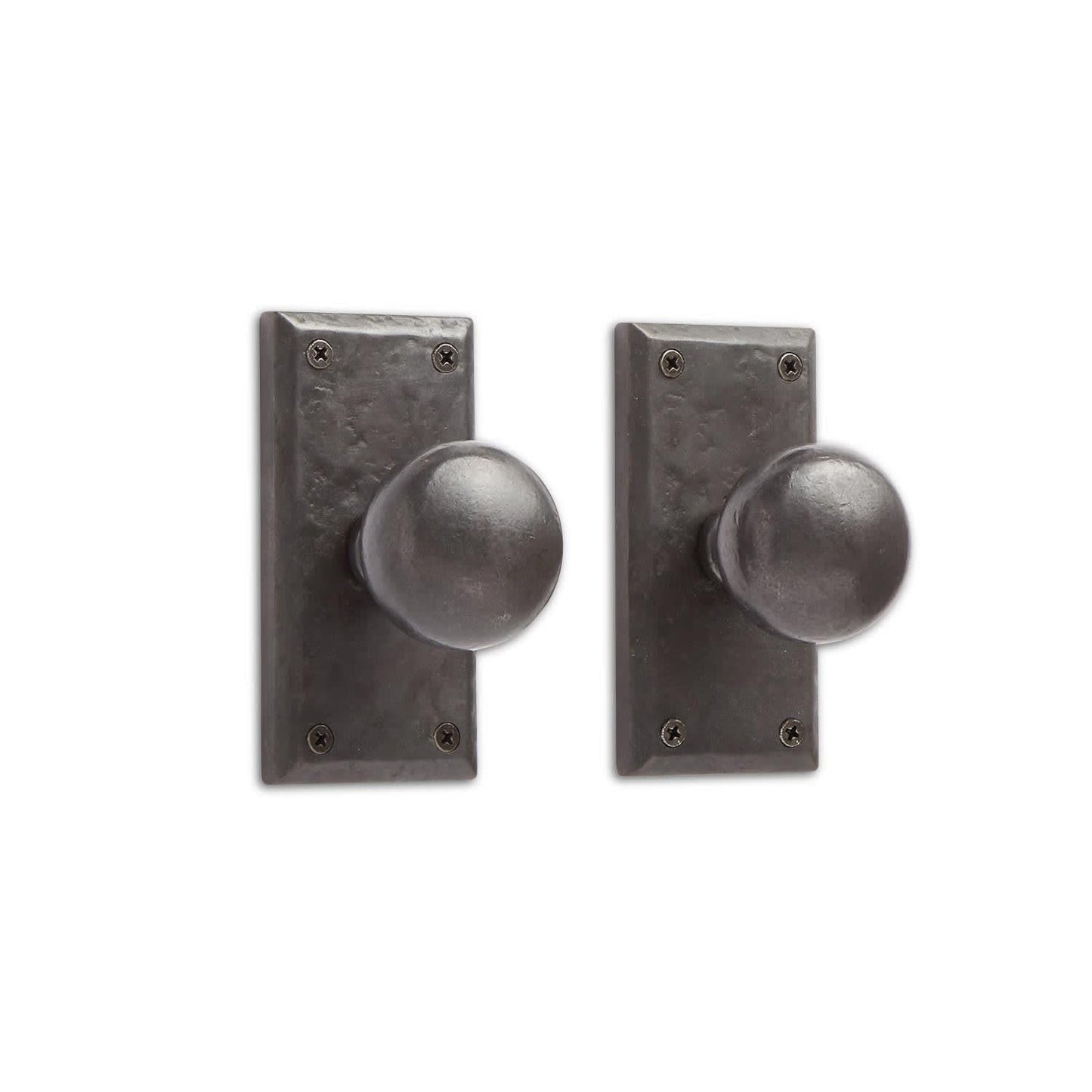 Signature Hardware SH552151DB Marwick Passage Door Knob Set with 2-3/8" Backset