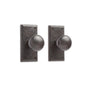 Signature Hardware SH552151DB Marwick Passage Door Knob Set with 2-3/8" Backset