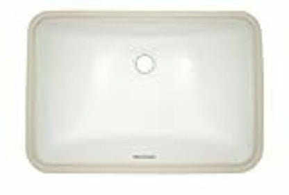 TOTO® 19  x 12-3/8  Rectangular Undermount Bathroom Sink Cotton White-LT542G#01