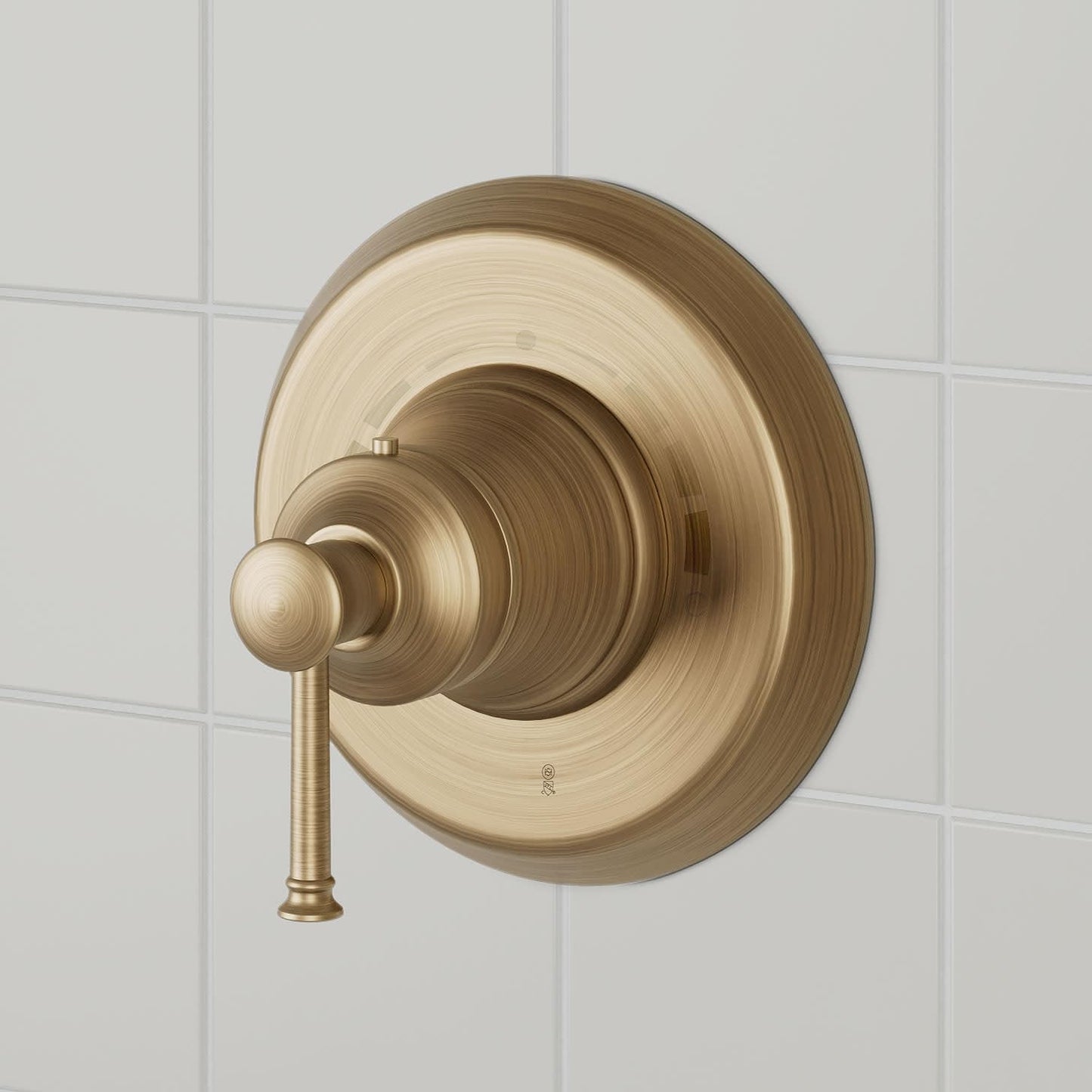 Signature Hardware SHBE80102AGBR Beasley Shower Trim-No Valve-Aged Brass