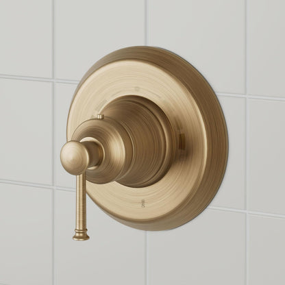 Signature Hardware SHBE80102AGBR Beasley Shower Trim-No Valve-Aged Brass