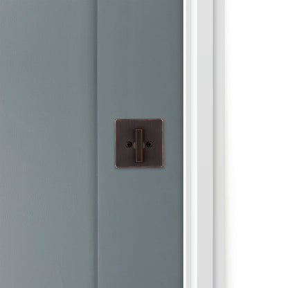 Kwikset 663SQT Privacy One Sided Deadbolt from The Signature Series  Matte Black