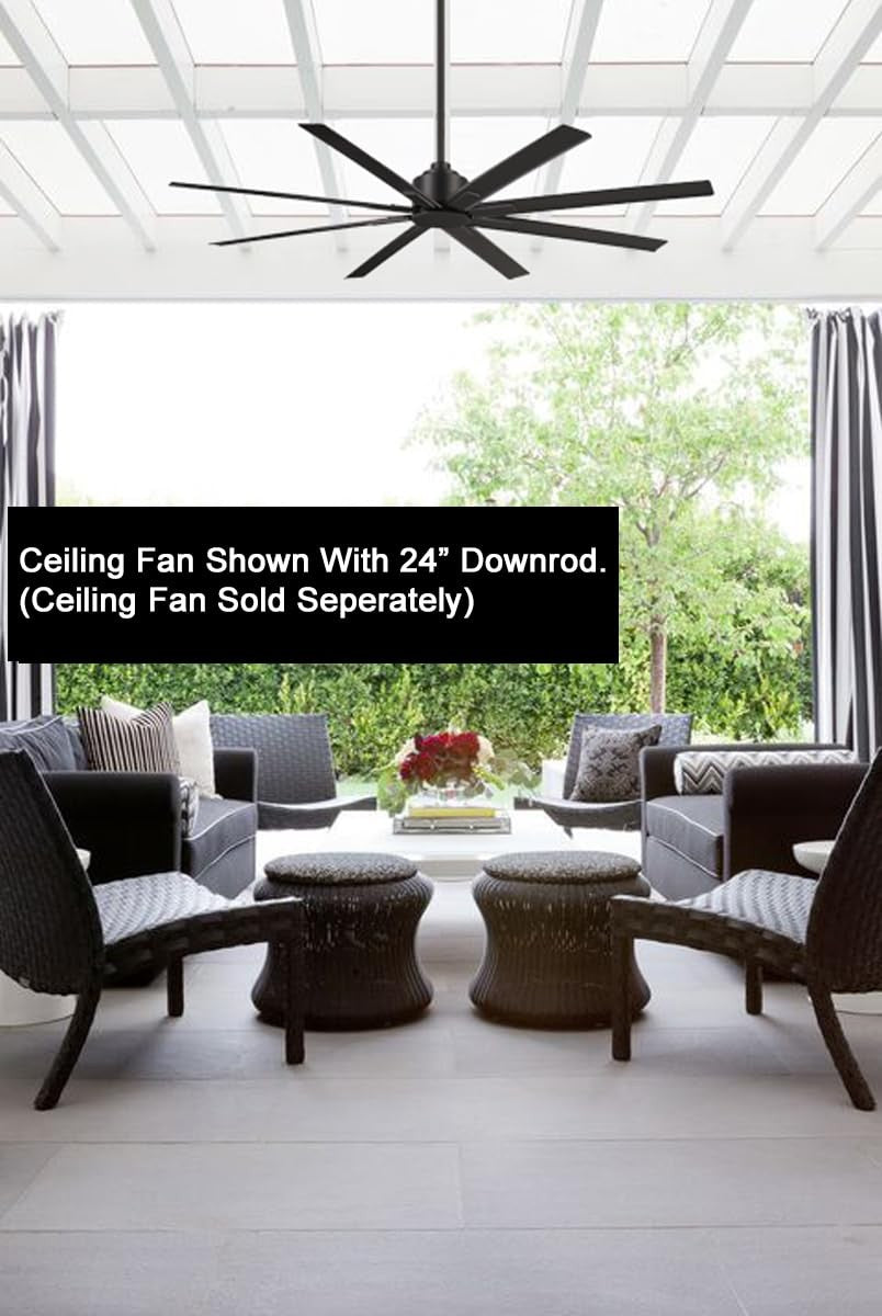 Minka-Aire 24 Inch Ceiling Fan Downrod - Coal - DR524-CL