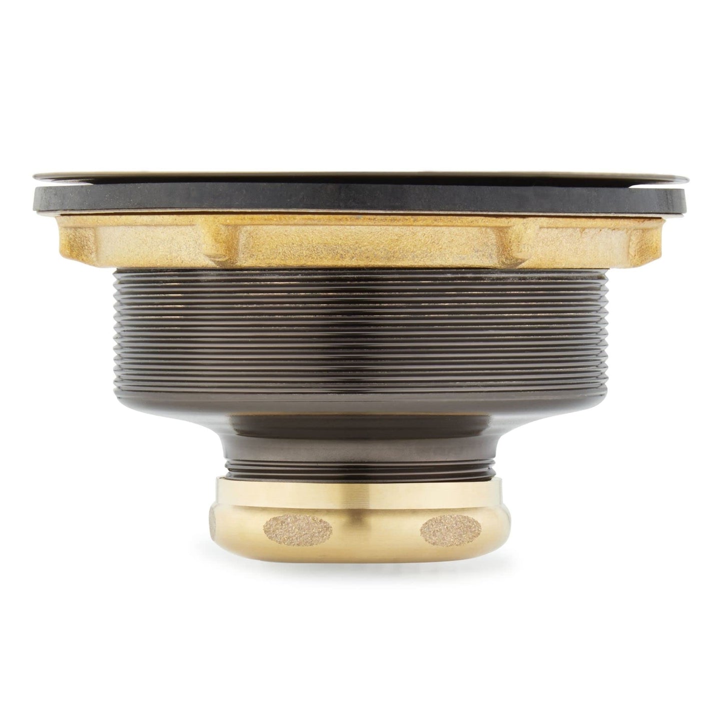 Signature Hardware SH171AC 4-1/2" Basket Strainer with Tailpiece - Satin Copper
