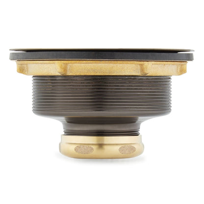Signature Hardware SH171AC 4-1/2" Basket Strainer with Tailpiece - Satin Copper