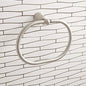 Signature Hardware FH8985BN Cooper 7-1/2" Wall Mounted Towel Ring-Brushed Nickel