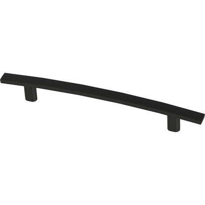 Franklin Brass (10-Pack) Matte Black Cabinet Handles 5-1/16" Hole Center Arched