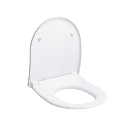 TOTO SS22701 Slim D Shape Soft Close Toilet Seat Cotton White