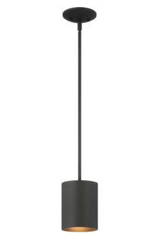 Volume Lighting V9205-5 Black Mini Pendant Light Fixture