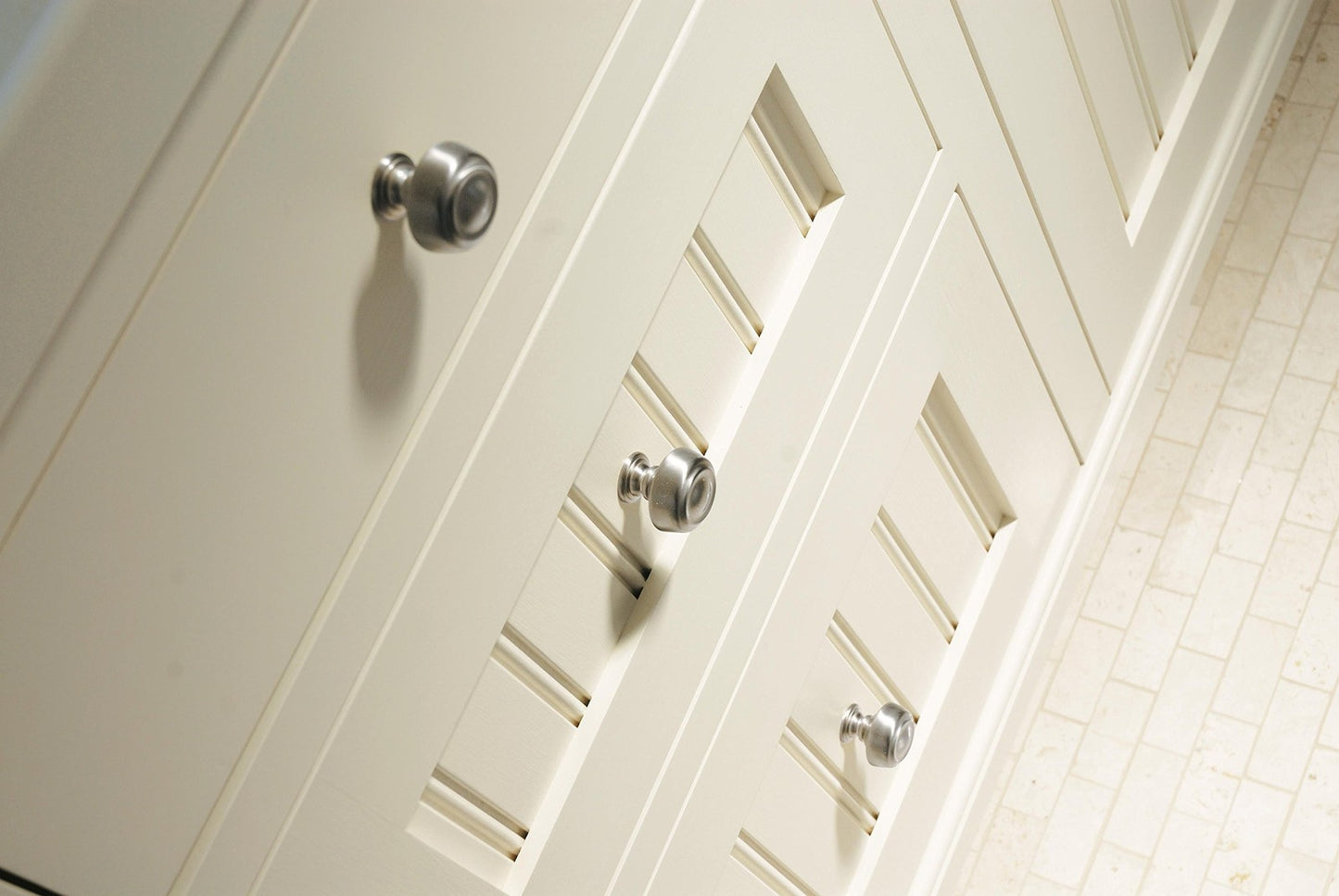 Amerock BP53700G10 Kane Cabinet Knob Satin Nickel 1-3/16" Diameter