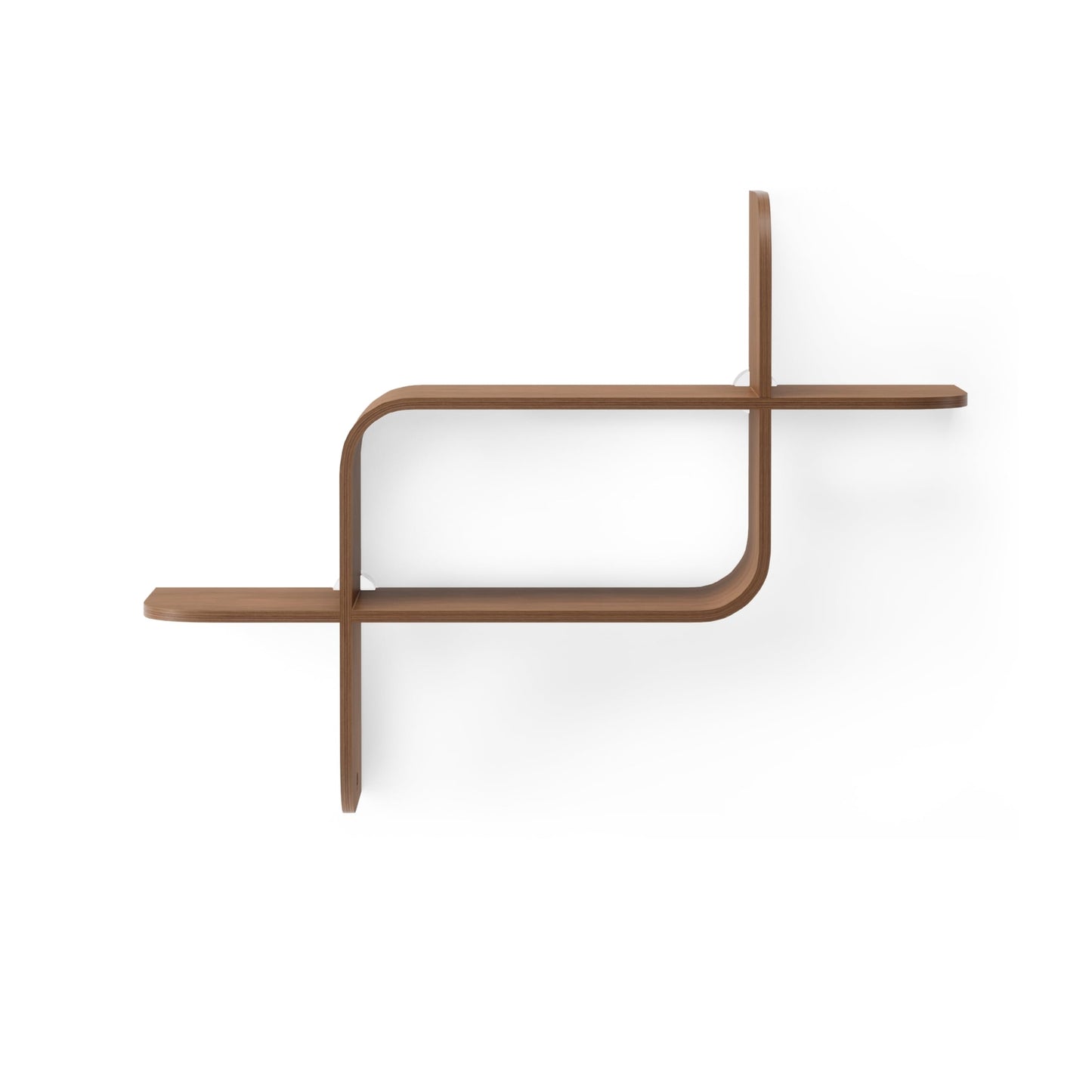 Umbra 1017571-1055 Montage Wall Shelf Light Walnut