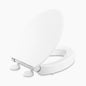 Kohler 27930-0 Border Quiet Close Elevated QC Elongated Toilet Seat White