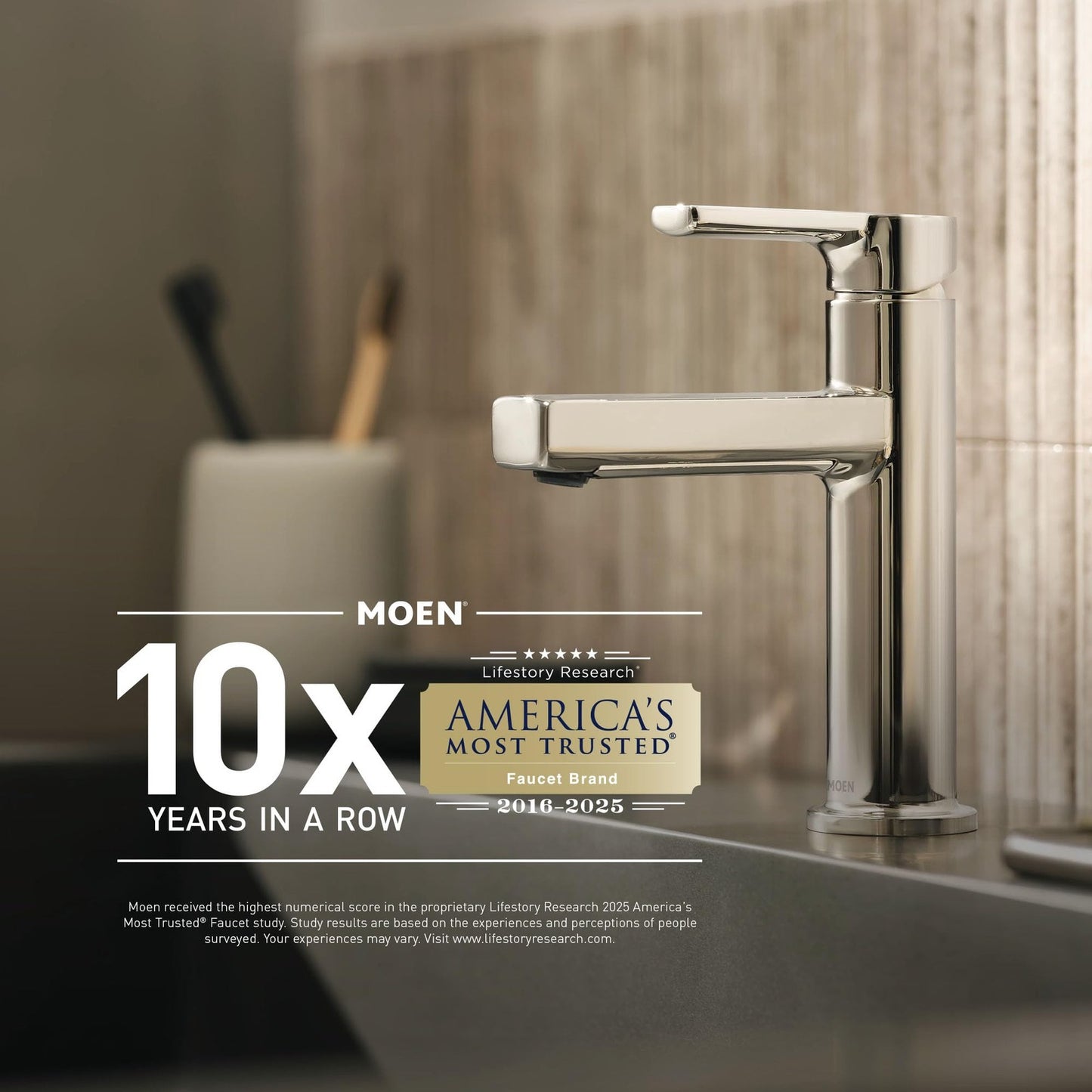 Moen Align Brushed Gold Modern Single Robe Hook, YB0403BG