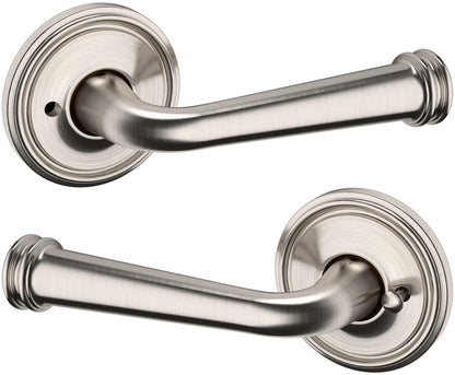 Baldwin 5116.044.PRIV Privacy Door Lever Set w/Rose - Lifetime Satin Brass