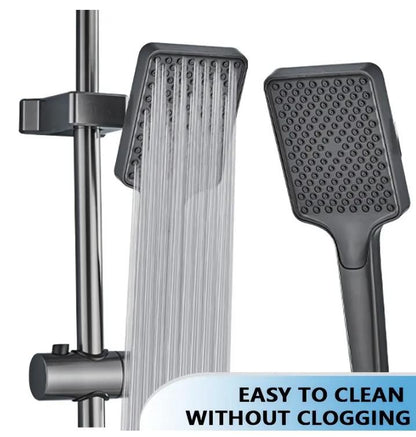 Oversize Showers System, New Condition, 4-Modes, Black