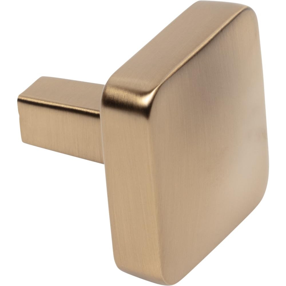 Jeffrey Alexander 905SBZ Whitlock 1-1/4" Diameter Square Knob Satin Bronze