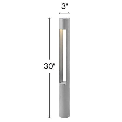 Hinkley Atlantis 15601TT - 12V Round Landscape Bollard-Aluminum-Titanium Finish - view 6
