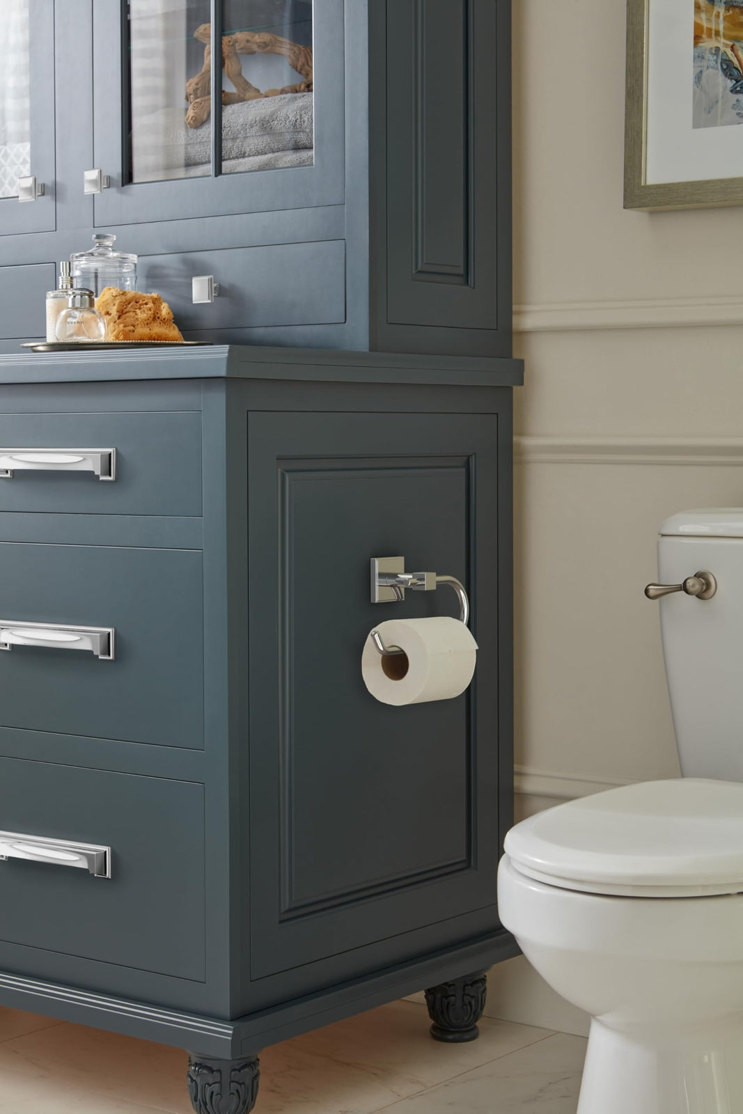 Amerock Appoint Polished Nickel Single Post Tissue Holder, BH36071PN