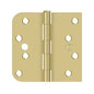 Deltana S44058TT4 - 4"x 4"x 5/8"x SQ Hinge in Polished Brass