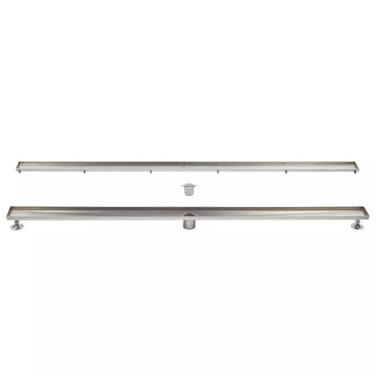 Signature Hardware - 18" Cohen Linear Tile-In Shower Drain - Matte Black