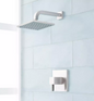 Signature Hardware Rigi Pressure Balanced Shower Trim Package Brushed Nickel