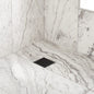 Signature Hardware SH439018MB Carmen 4" Pattern Grate Shower Drain - Matte Black