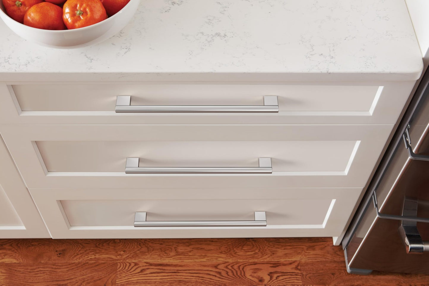 Amerock Versa 10-1/16" Center-to-Center Polished Chrome Cabinet Pull, BP5553226