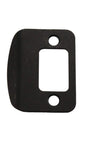Kwikset 85303 514 DEADBOLT Strike Full Lip Round Corner - Black