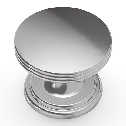 Hickory Hardware P2142-SN American Diner Transitional 1-3/8" Knob Satin Nickel