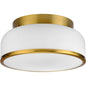 Progress Lighting P350255-109 Two-Light Brushed Bronze 11-1/4" Flush Mount Light