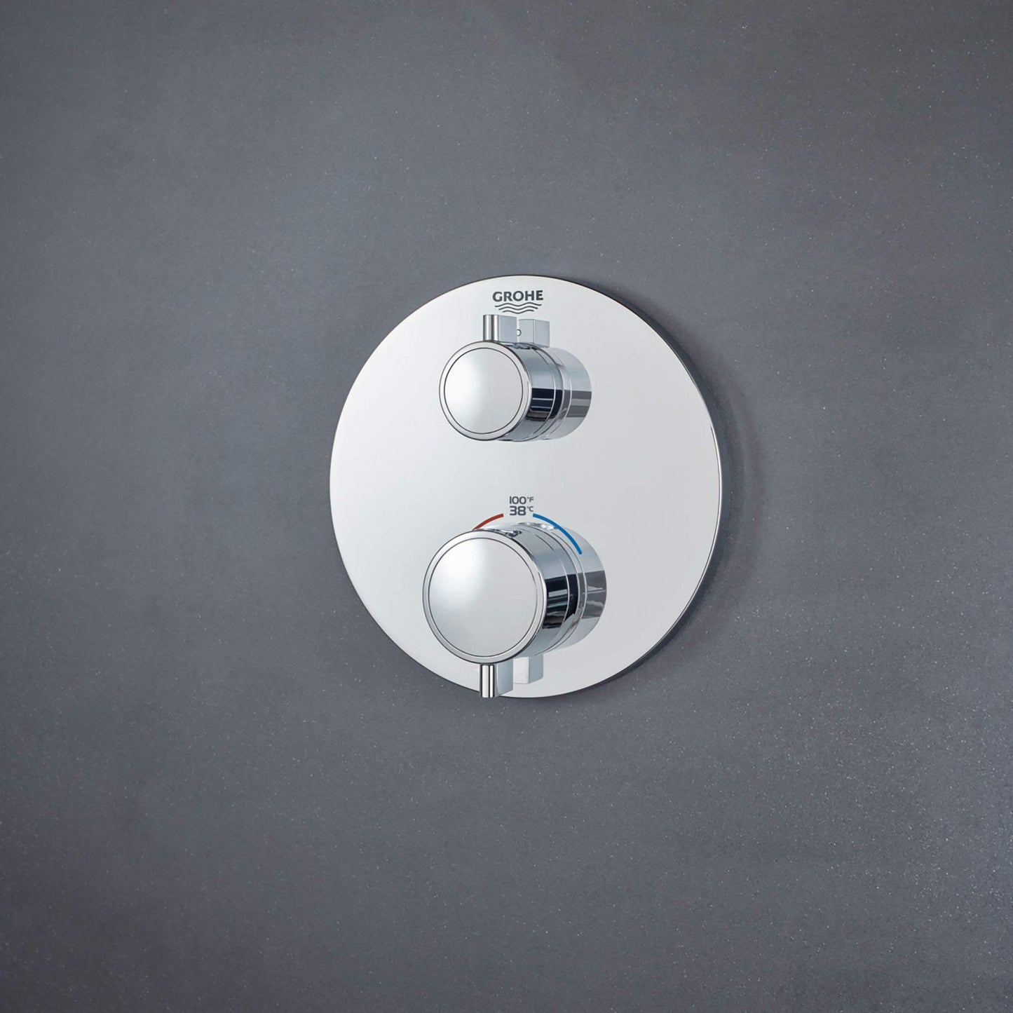 GROHTHERM® SMARTCONTROL SINGLE FUNCTION 2-HANDLE THERMOSTATIC VALVE TRIM