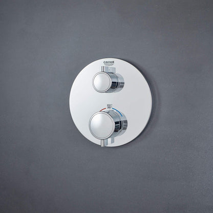 GROHTHERM® SMARTCONTROL SINGLE FUNCTION 2-HANDLE THERMOSTATIC VALVE TRIM