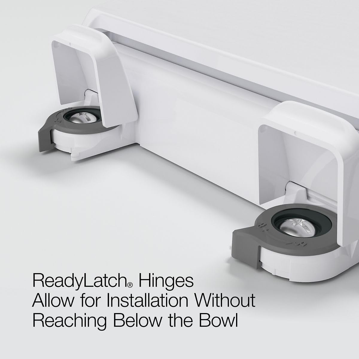 KOHLER K-26801-0 Impro ReadyLatch Quiet Close Elongated Toilet Seat, White