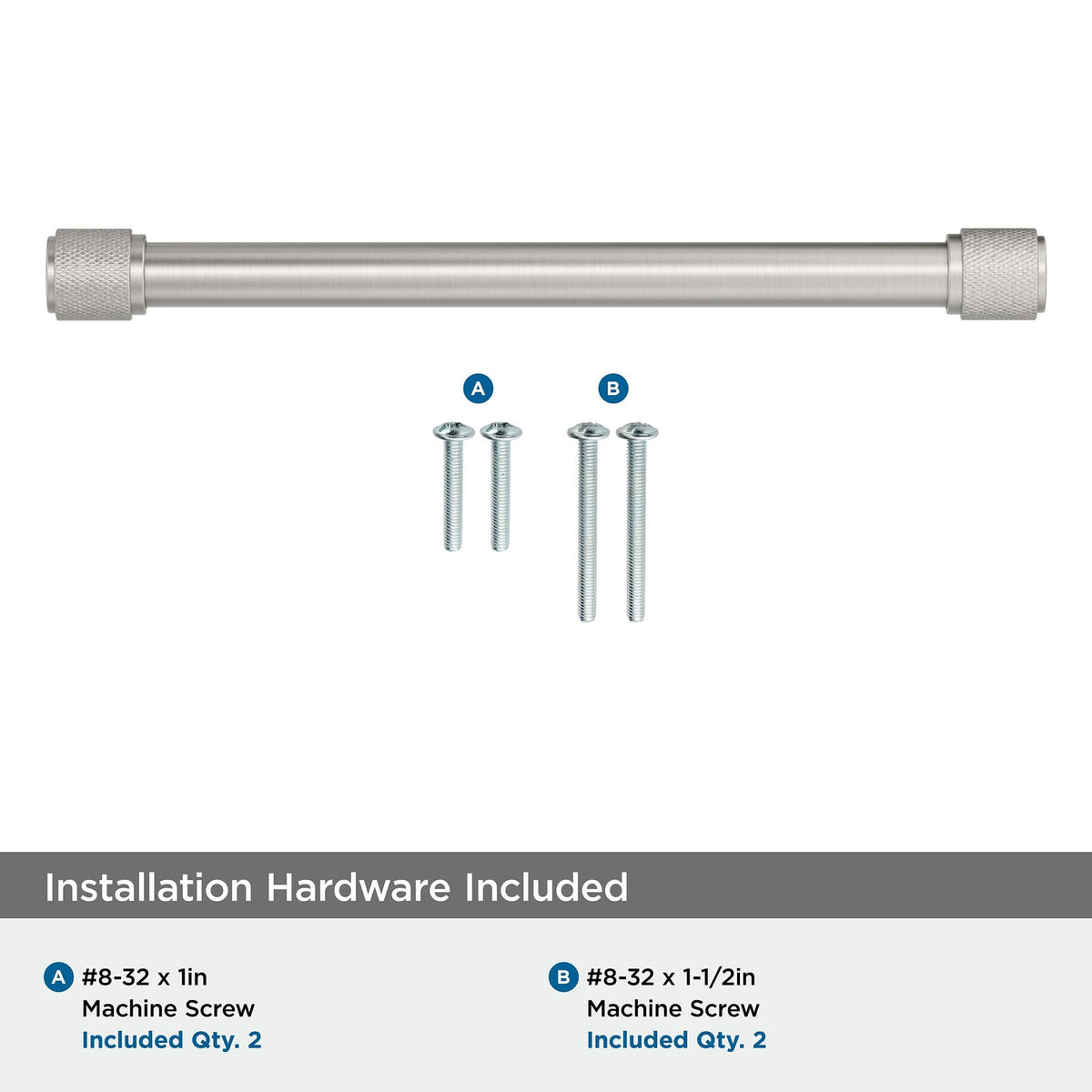 Amerock BP37746G10 7-9/16" Faraday Satin Nickel Drawer Pull