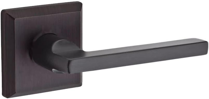 Baldwin PVSQURTSR112 Reserve Privacy Venetian Bronze Door Lever Set