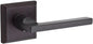 Baldwin PVSQURTSR112 Reserve Privacy Venetian Bronze Door Lever Set