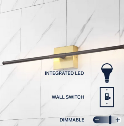 JONATHAN Y Lighting Makena 5" Tall LED Wall Sconce JYL7022D Oil Rubbed Bronze