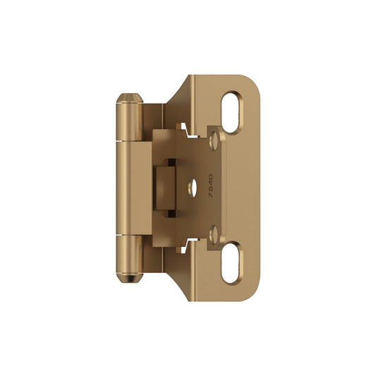 Amerock BPR7566CZ Cabinet Hinge 1/4 in Champagne Bronze 2 Pack