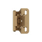 Amerock BPR7566CZ Cabinet Hinge 1/4 in Champagne Bronze 2 Pack