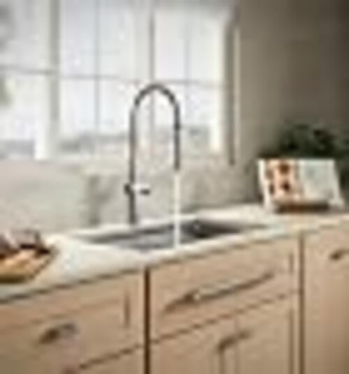 Kohler R38475-LVS Haku Pull-Down Kitchen Faucet, Stainless Finish, Sweep Spray