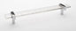 Sietto Adjustable 9" Pull - Clear/Polished Chrome