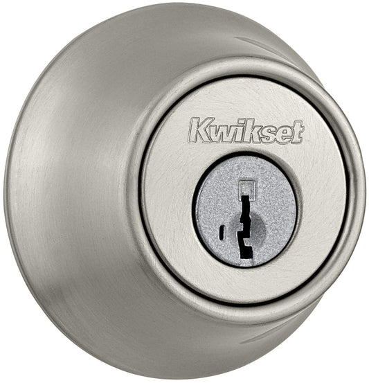Kwikset 665-S Double Cylinder Deadbolt with SmartKey 660 Series - Satin Nickel