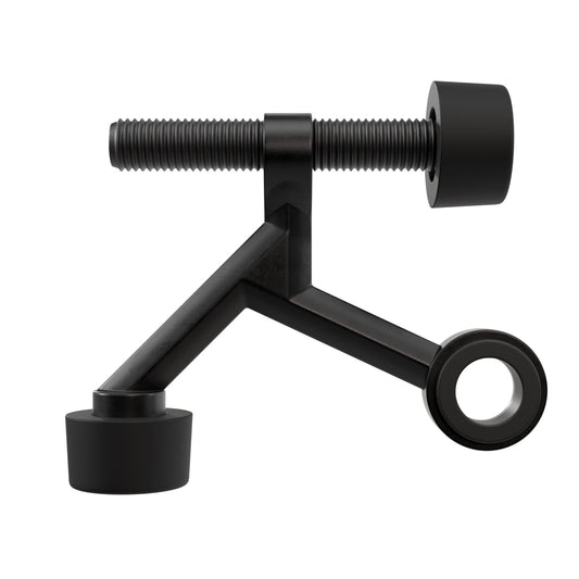Miseno MDS01 Adjustable Hinge Pin Door Stop - Matte Black - Pack of 7