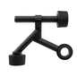 Miseno MDS01 Adjustable Hinge Pin Door Stop - Matte Black - Pack of 7