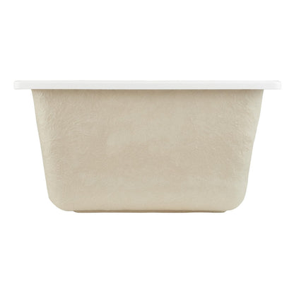 Signature Hardware SHLS2522WH Medford 25" Drop In Sgl Basin Acrylic Laundry Sink