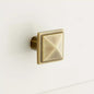 Signature Hardware MNG303KNOB-AB 1" Bresnick Knob-Antique Brass