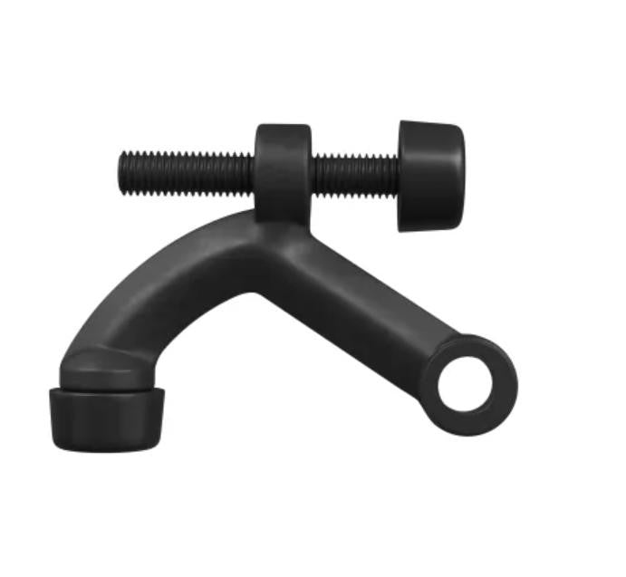 Miseno MDS01 Adjustable Hinge Pin Door Stop - Matte Black