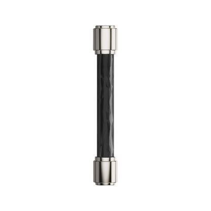 Amerock BP37537G10 Lazzara 3-3/4" C2C Hammered Bar Cabinet Pull - Satin Nickel